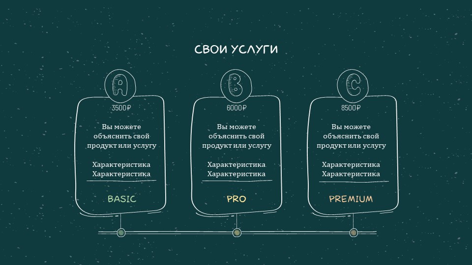 Сosmic blackboard - Образовательный шаблон для PowerPoint