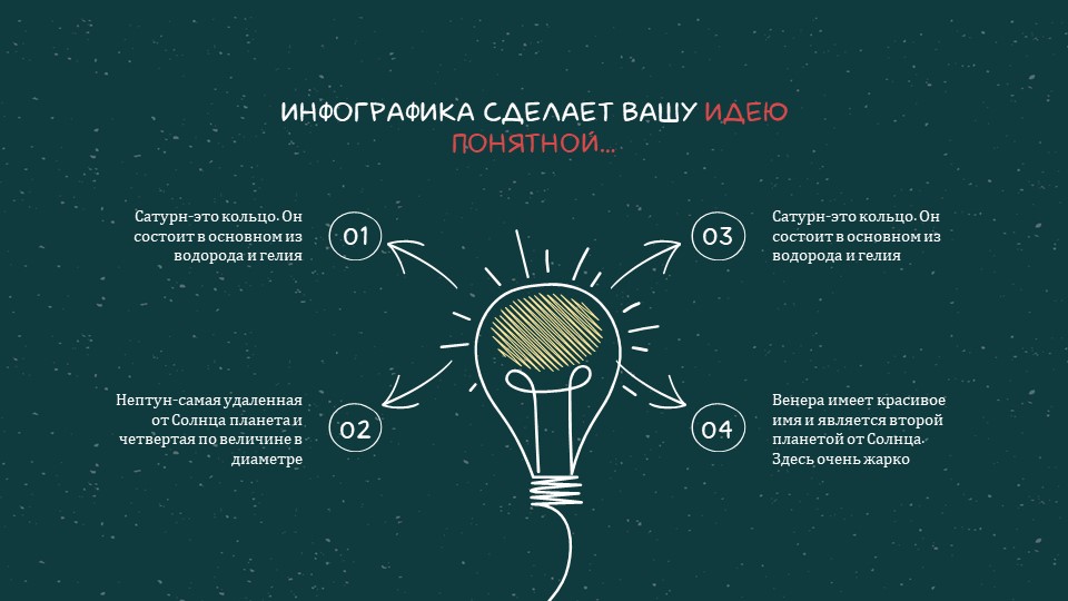 Сosmic blackboard - Образовательный шаблон для PowerPoint