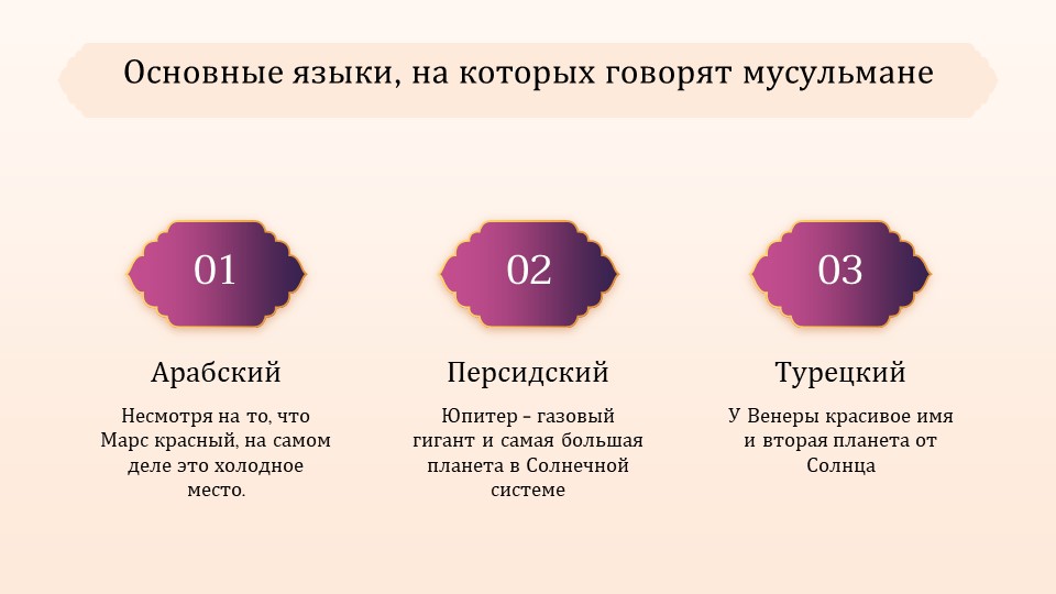 Islamic Traditions - Учебный религиозный шаблон для PowerPoint